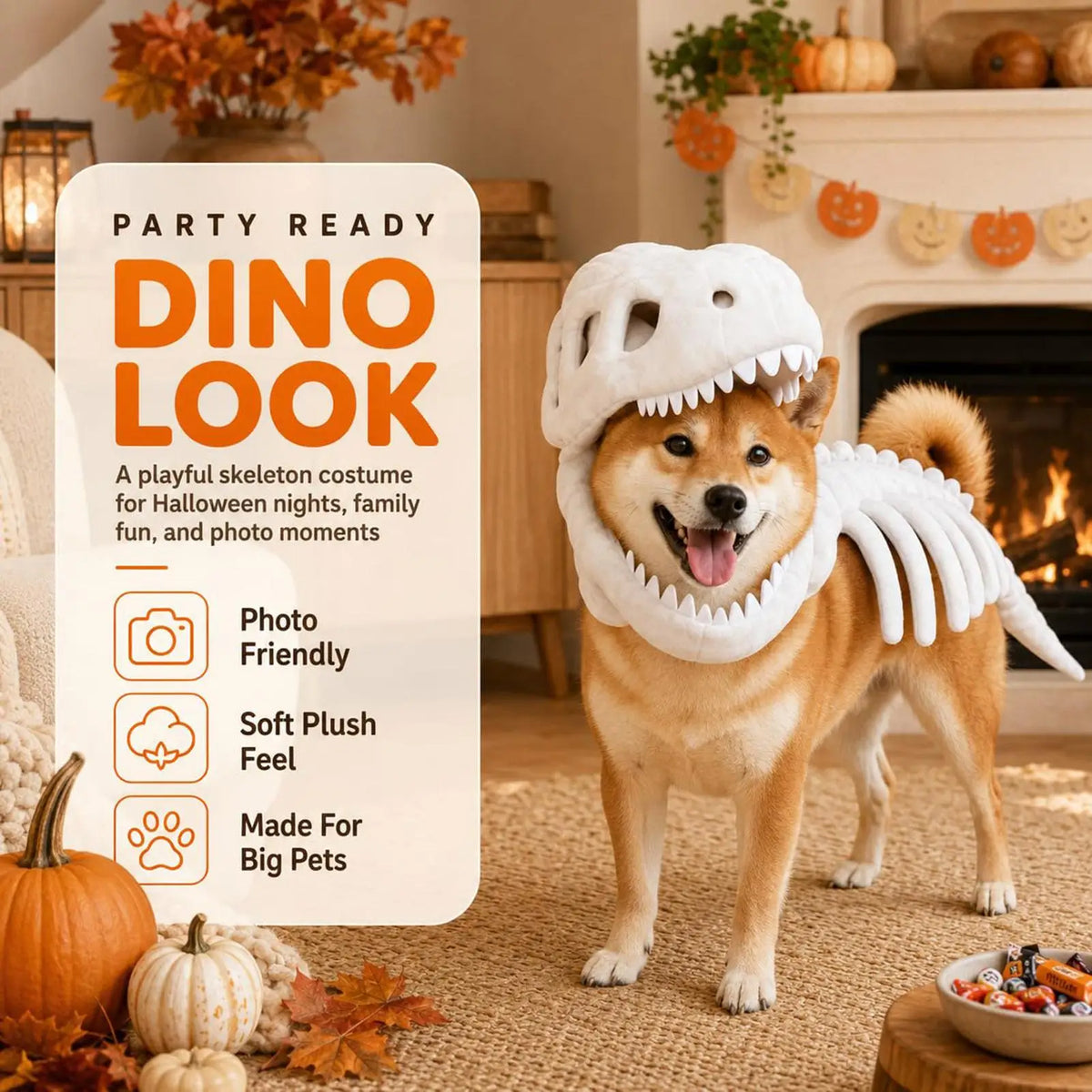 RexBones™ Plush Dino Costume